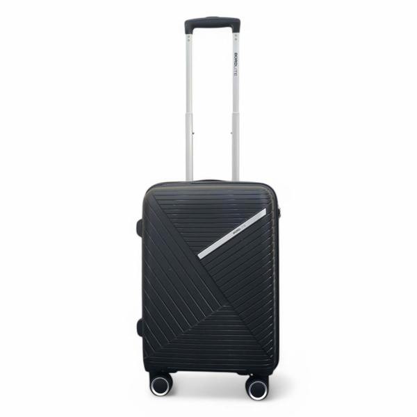Infinity Luggage Robust PP Hard Shell 8 Wheels Luggage Travel Holiday Cabin Suitcase Set