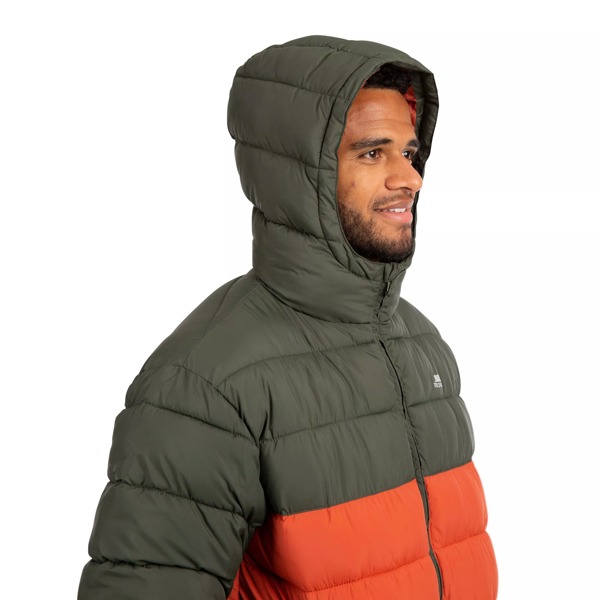 Trespass Men's Oskar Padded Water Resistant Jacket - Ivy