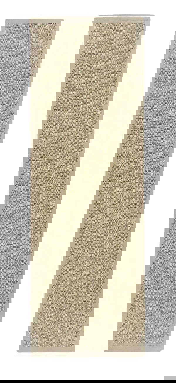 Bordered Light Beige Non-Slip Sisal Rug |Natural Home Decor