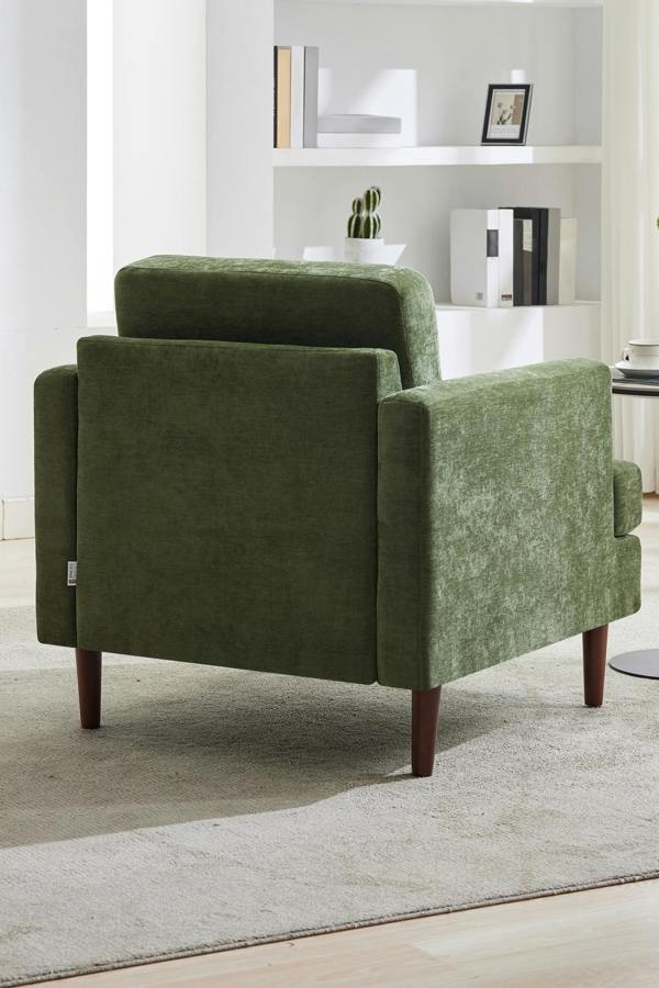 Living and Home Mid-Century Single Sofa Armchair
