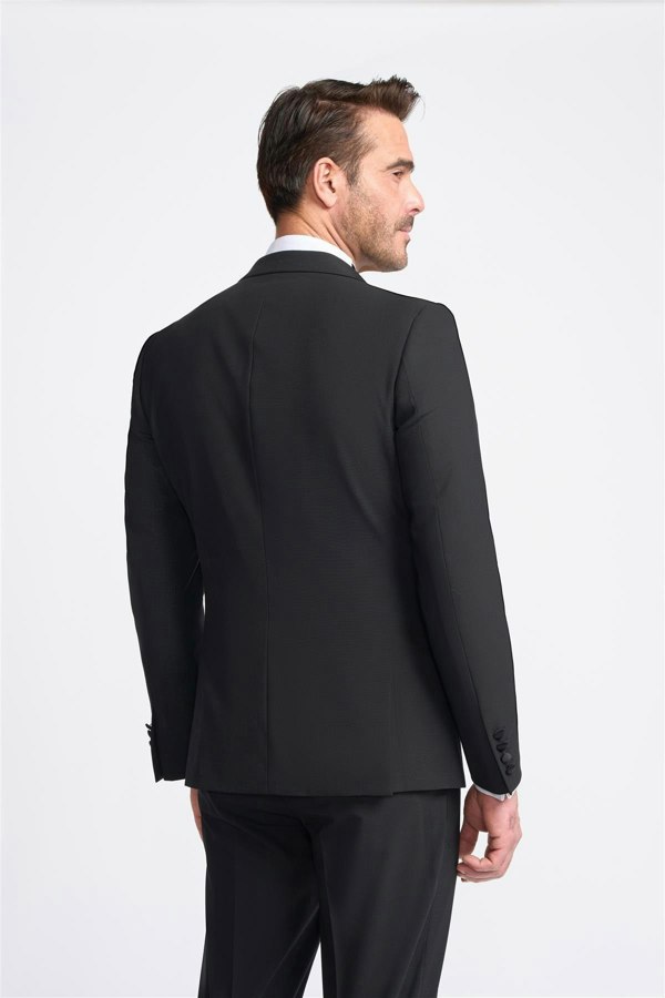 House of Cavani Aspen Black Double Breasted Blazer