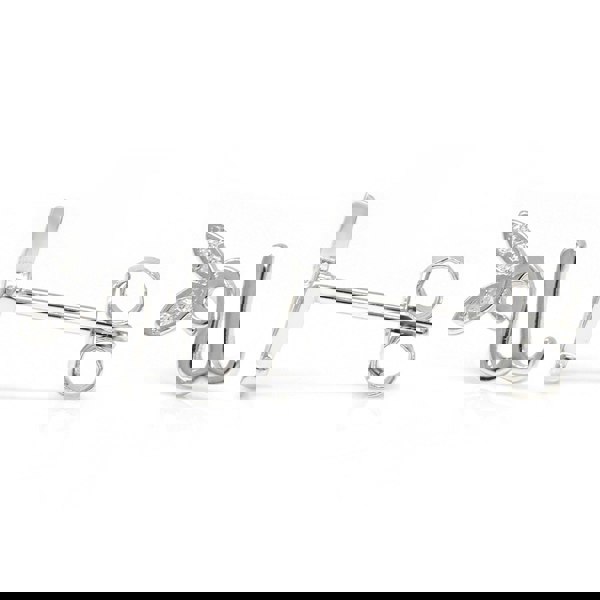 Say It With Winged Initial Earrings - Sterling Silver