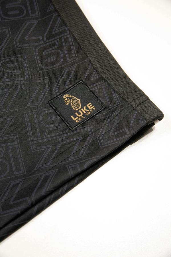 Luke 1977 Riva Overprint Shorts - Black