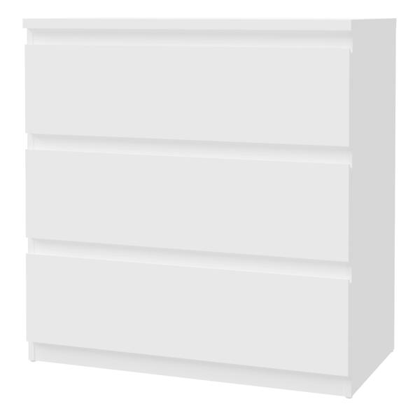 Edmore 3 Drawer Chest in White