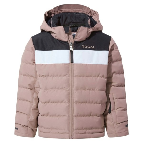 TOG24 Childrens/Kids Swift Padded Ski Jacket - Faded Pink/Black