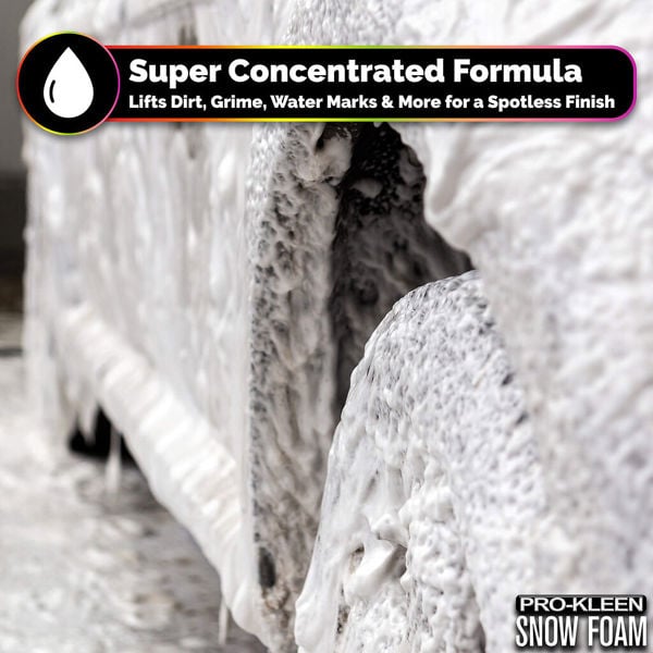 ProKleen Pro-Kleen Snow Foam - Produces Thick Foam to Remove Dirt, Grime, Grease and More 10L Bubblegum