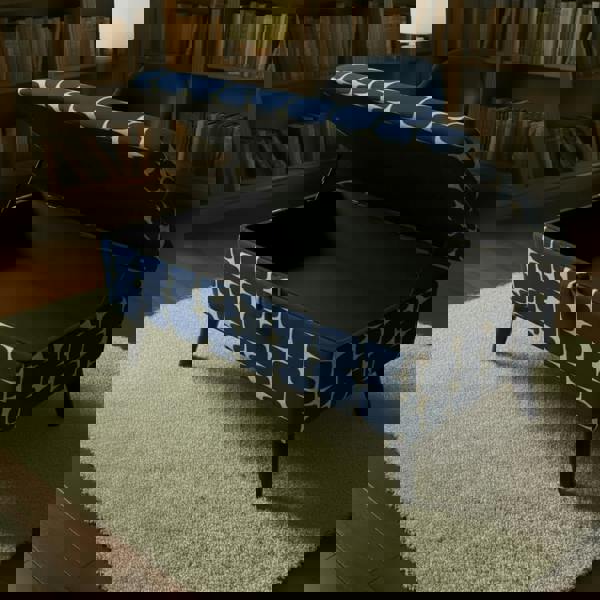 Multi - Purpose Ottoman Storage Bench – Footstool Pouffe for Lounge with Hidden Storage - ISTOOLS