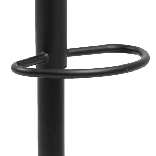 Wyld Haus Set of 2 Cloverstone Black Swivel Bar Stools