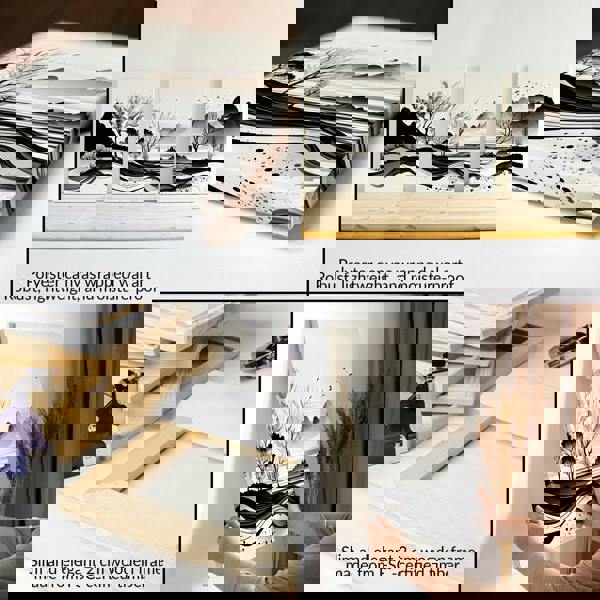 Large Living Room Pictures | Set of 3 wall art prints