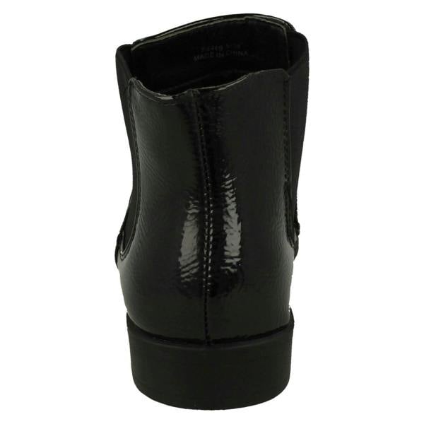 Spot On Ladies Spot On Gusset Chelsea Boots F4449