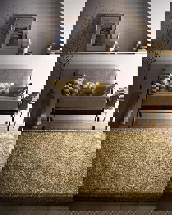 Chicago Ochre Shaggy Rug | Contemporary Comfort | The Rugs