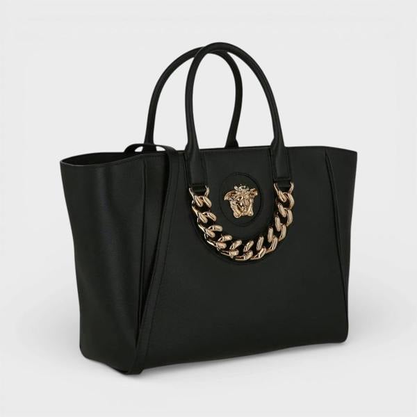 Versace La Medusa Medium Tote Bag Black