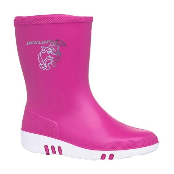 Dunlop Childrens/Kids Mini Wellies - Pink