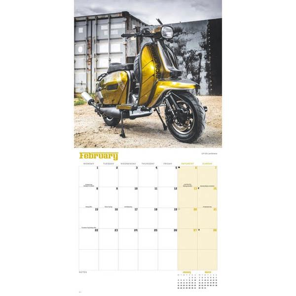 Scooters Calendar 2027, Wall Calendars, Month To View, Transport, Gift