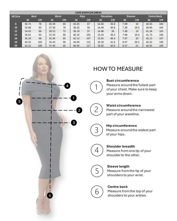 HotSquash Cape Bodycon Dress
