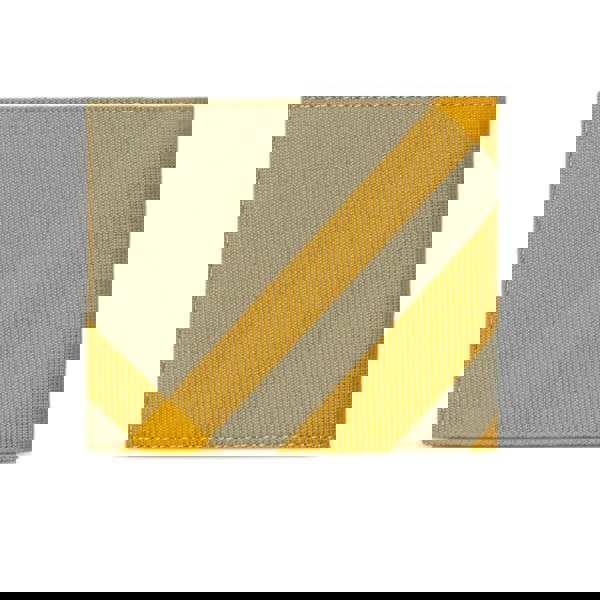 BURBERRY 8078358 Burberry Checked Bi-Fold Wallet desert sage green/sunflower yellow WALLET MALE One Size