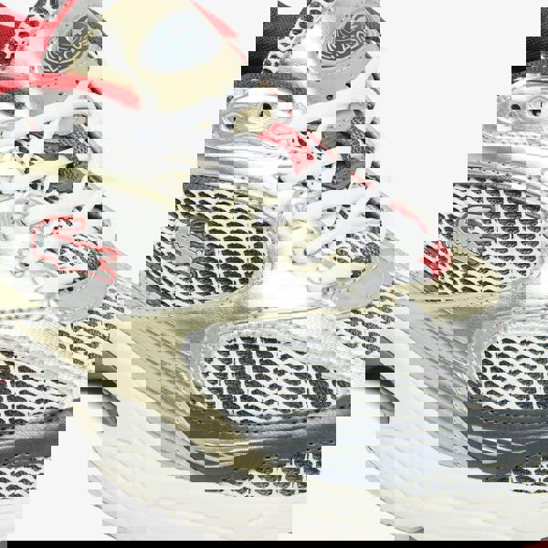 Lacoste Mens Storm 96 2K Synthetic Leather Trainers - Red - 