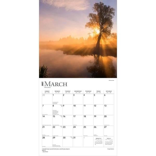 Inspiration Calendar 2027, Wall Calendars, Month To View, Lifestyle, Gift