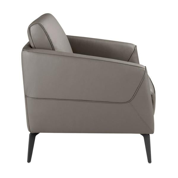 Angel Cerdá Dark Grey Leather Armchair 5134