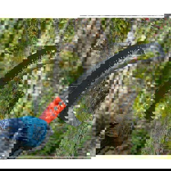 Gr8 Garden Manual Pole Saw 2in1 Extendable Tree Pruner 7.3-27 ft Fiberglass Pole Scissors