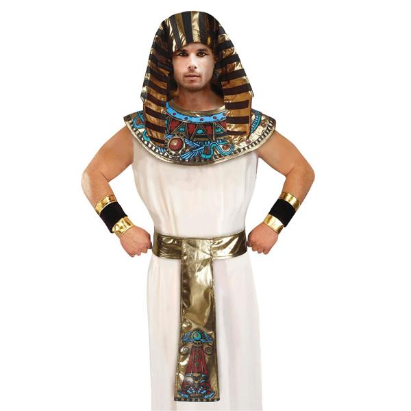 Bristol Novelty Unisex Pharaoh Costume Accessories Set - Gold/Black/Blue/Red - 