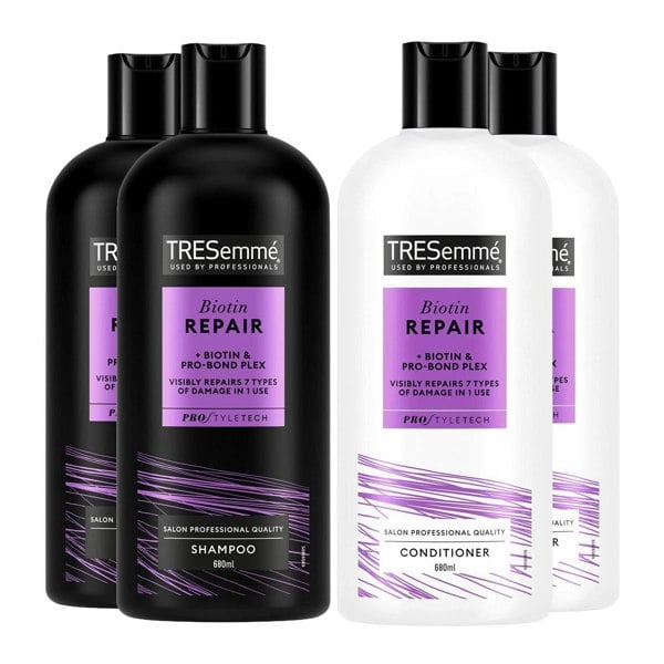 TRESemmé Shampoo & Conditioner Set 680ml w/ Vitamins B, C & E for All Hair Types