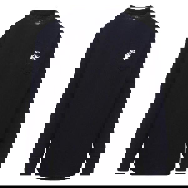 Nike Childrens/Kids Relaxed Fit Long-Sleeved Sweatshirt - Black - 