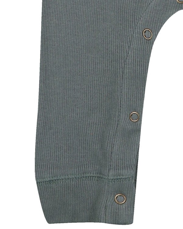 Bottle Green Rib Romper - image 4
