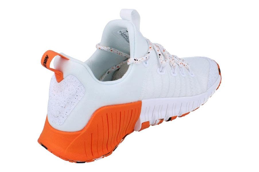 Nike Free Metcon 6 Mens Trainers Fj7127  106 - White Black Safety Orange 106 - Photo 2