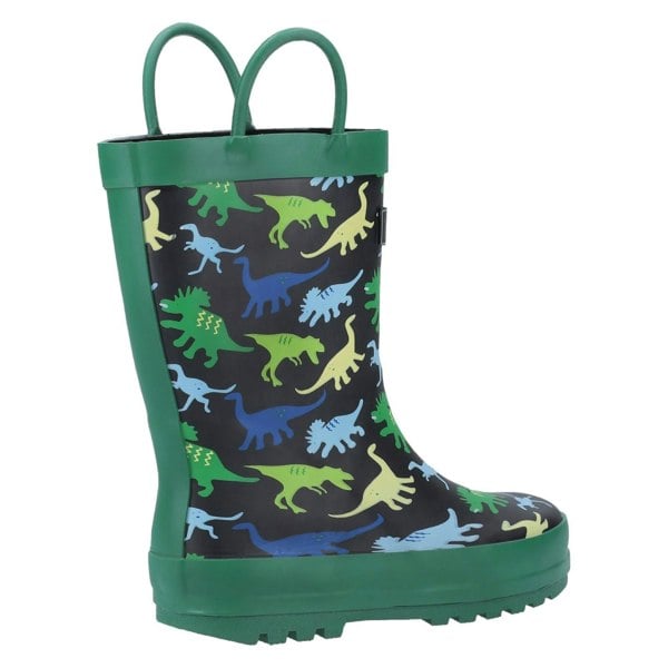 Cotswold Sprinkle Rubber Dinosaur Wellington Boots