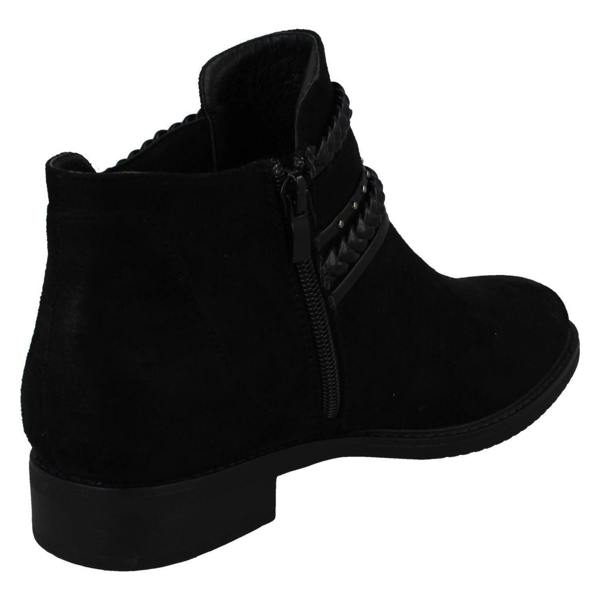 Spot On Ladies Spot On Low Heel Ankle Boots F51032