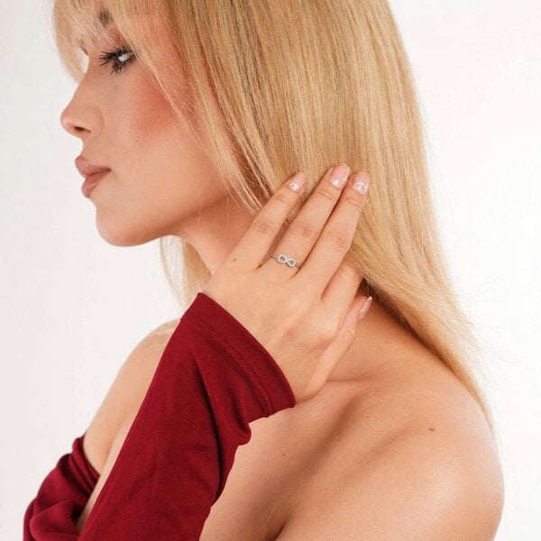 Spero London Eternal Infinity Sterling Silver Ring