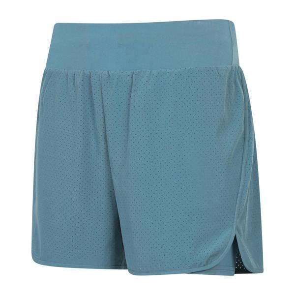 Mountain Warehouse Womens/Ladies Double Layered Running Shorts - Blue - 