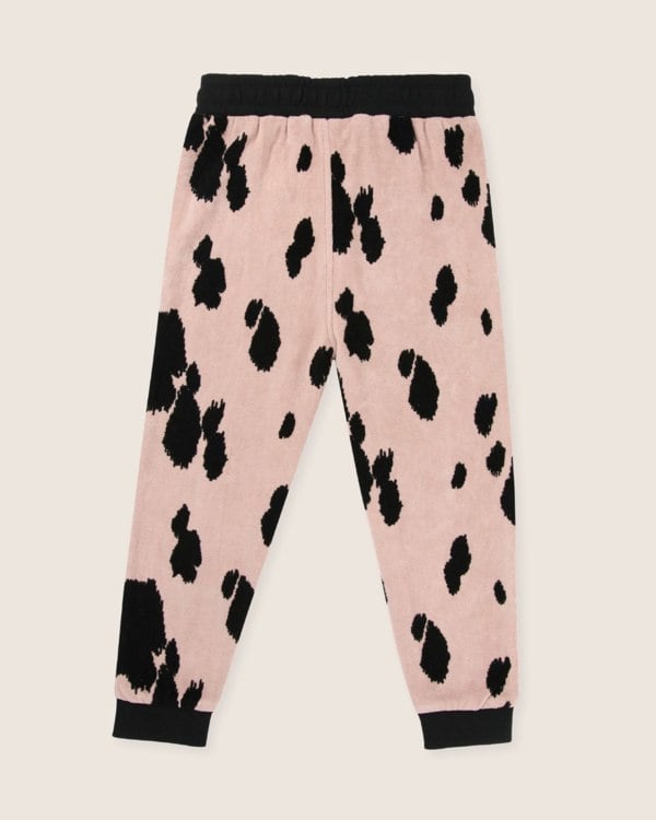 Pink Pony Print Velour Joggers - image 7
