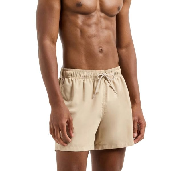 Emporio Armani Beach Two Tone Eagle Swim Short Beige