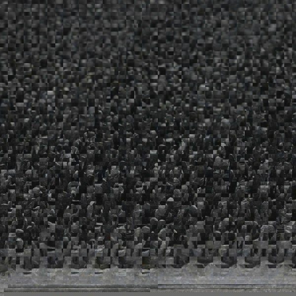 JVL Condor Classic Astro Turf-Look Rubber Scraper Mat, Black, 40x60cm