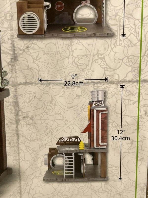 a toy train set with measurements
