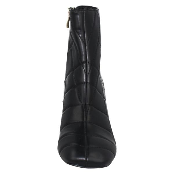Spot On Ladies Spot On Block Heel Ankle Boots