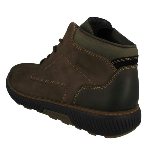Rieker Mens Rieker Lightweight Lace Up Detailed Ankle Boots B3308