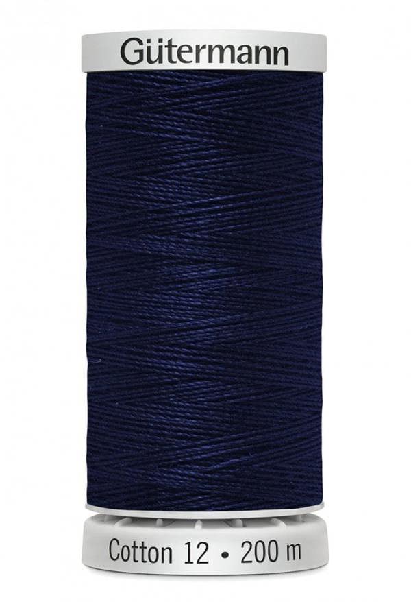 Gutermann No 12 Sulky Cotton Embroidery Thread 200m Cotton Thread Suitable For Embroidery