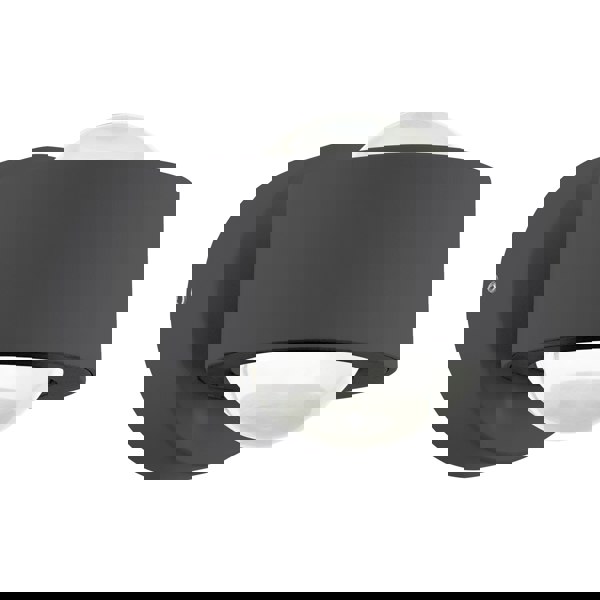 IP44 Outdoor Wall Light Anthracite Cast Aluminium 2W Built in LED Lamp Loops