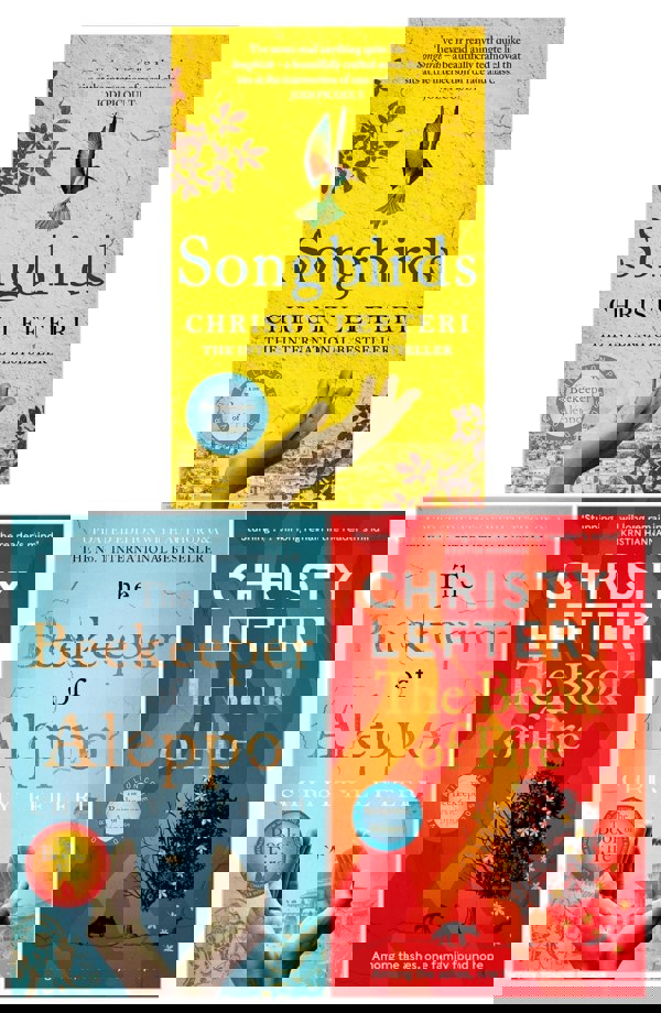 Christy Lefteri 3 Books Collection Set (The Book of Fire, The Beekeeper of Aleppo, Songbirds)