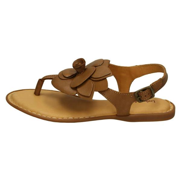 Leather Collection Ladies Leather Collection Toepost Sandals F00207