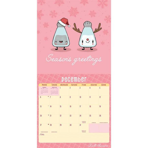 Fusilli Reasons, Life is full of Pastabilities Calendar 2027, Wall Calendars, Month To View, Lifestyle, Gift
