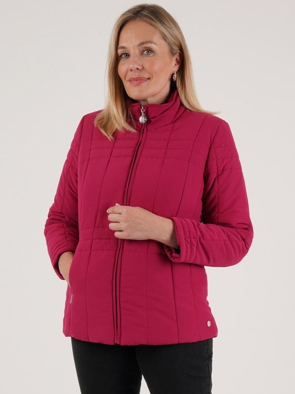 PennyPlain Quilt Jacket - Berry