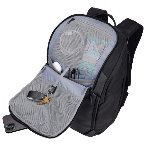 Thule Chasm Laptop Backpack 26L Black, Durable Water Resistant Travel Bag