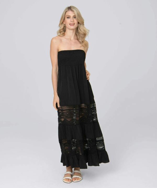 Pia Rossini Havana - Strapless Maxi Beach Dress