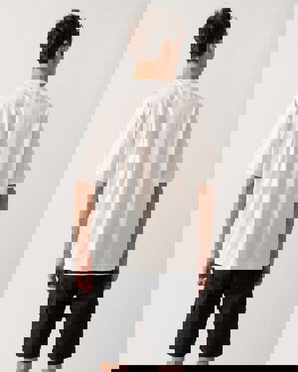 Armani Exchange Mens AX Diamond Logo T-Shirt - Off White U0009