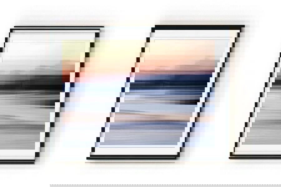 Fine art photography of a Harris sunset framed print