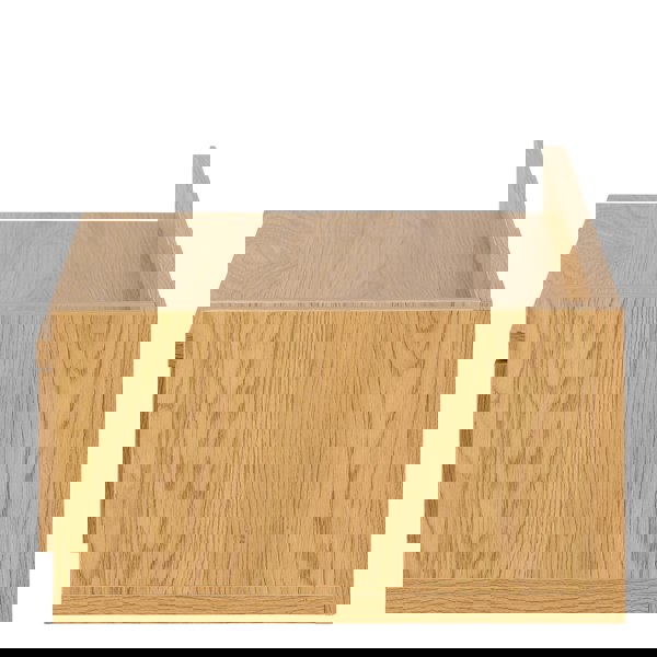 Furniture To Go Ashlan Square Bedside Table with 1 Drawers in Oak